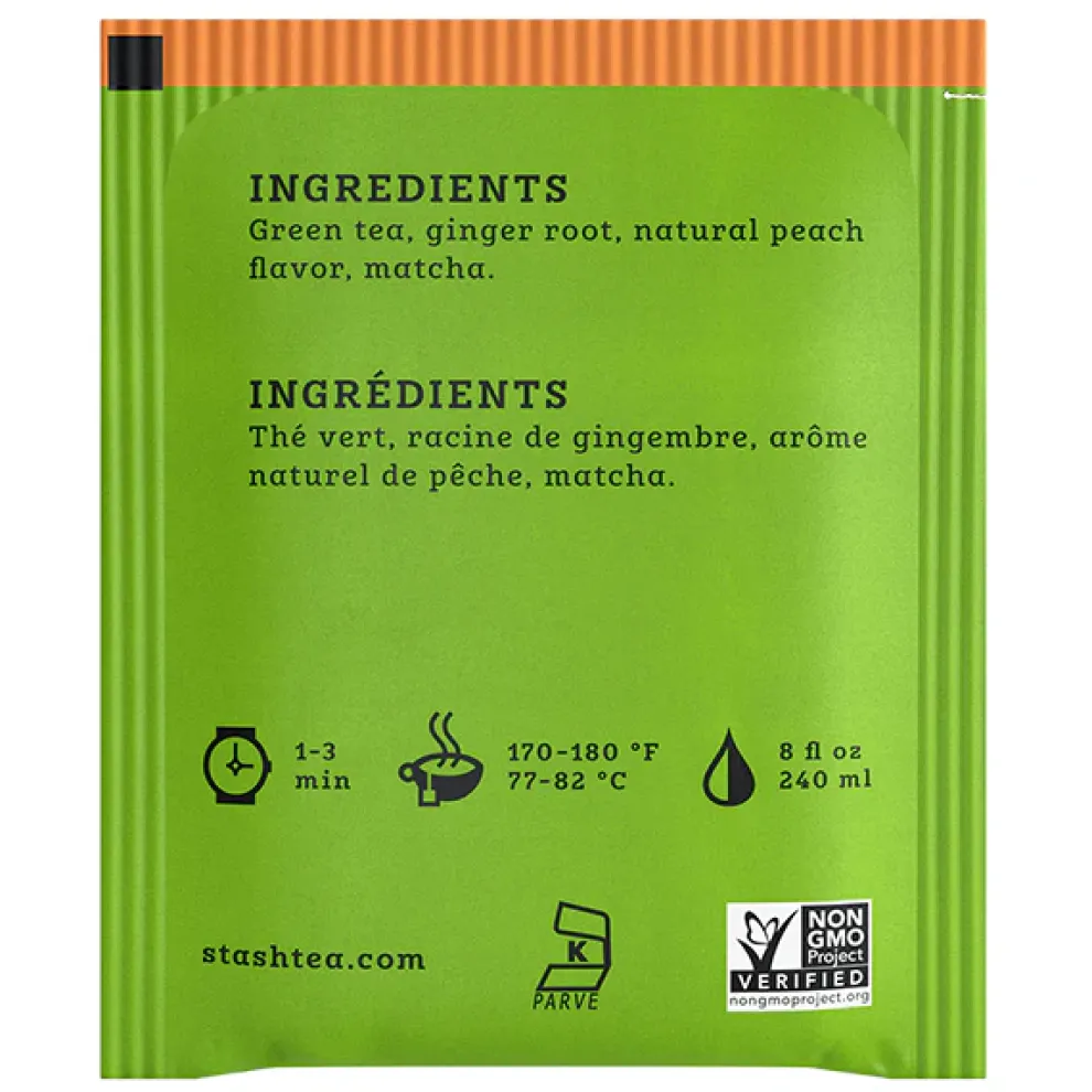 Ginger Peach Green Tea