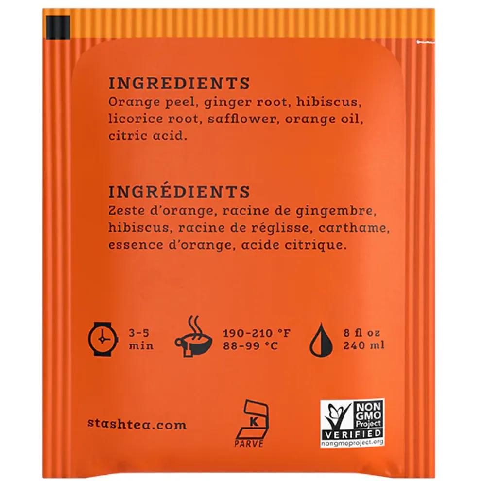 Sunny Orange Ginger Tea